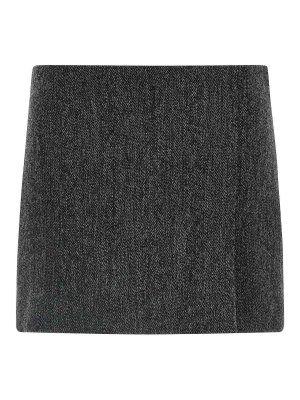 P.A.R.O.S.H.: ニーレングススカート＆ミディ丈 - 膝丈/ミディスカート - グレー