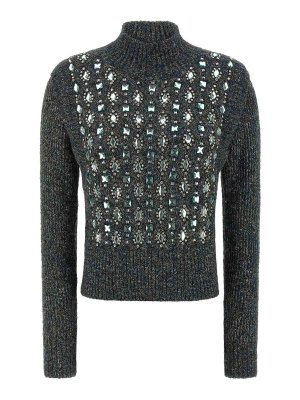 Pinko: vests - Mirror Image Turtleneck Sweater