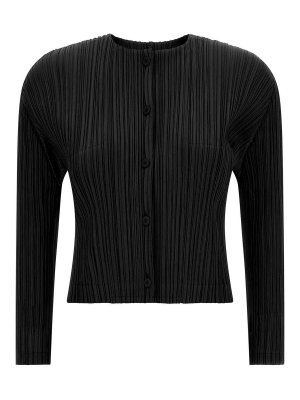 PLEATS PLEASE ISSEY MIYAKE: cardigan - Colori mensili August Cardigan