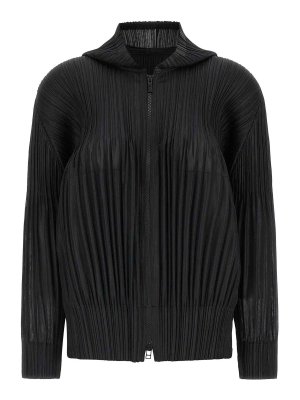 PLEATS PLEASE ISSEY MIYAKE: blouses - Zip Blouse