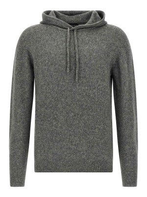 ROBERTO COLLINA: cardigans - Hooded Sweater