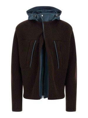 Sacai: カーディガン - カーディガン - ブラウン