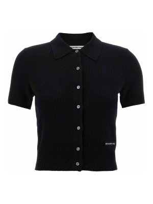 T BY ALEXANDER WANG: cardigan - Polo Cardigan