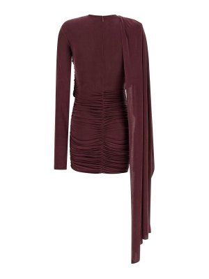 THE ANDAMANE: Vestidos media pierna online - Vestido Midi - Rojo Oscuro