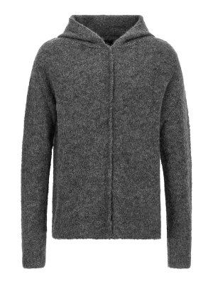 THOM KROM: cardigans - Hooded Sweater
