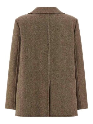 TORY BURCH: short coats online - Wool Coat
