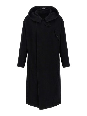 YOHJI YAMAMOTO: ショートコート - ショートコート - 黒