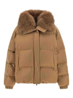 YVES SALOMON: casual jackets - Down Jacket With Mittens
