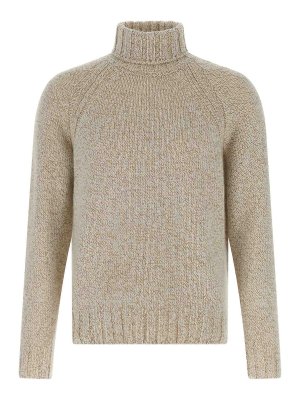 ZEGNA: cardigans - Cashmere Turtleneck Sweater