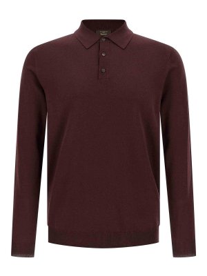 ZANONE: Polos  - Polo - Rouge Brun