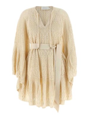 ZIMMERMANN: abiti al ginocchio - Vestito  in pizzo Coco Pointelle