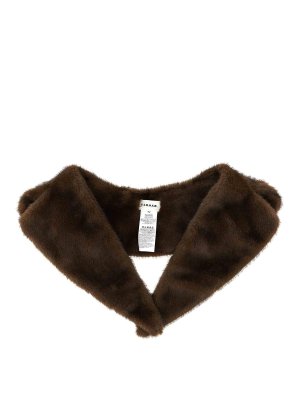 P.A.R.O.S.H.: Stoles & Shawls - Eco Fur Neck