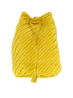 DRAGON DIFFUSION: cross body bags - Pompom Double Jump Bucket Bag