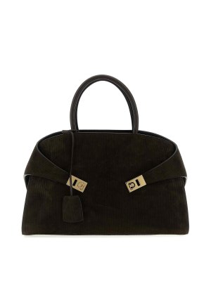 SALVATORE FERRAGAMO: トートバッグ - トートバッグ - ブラウン