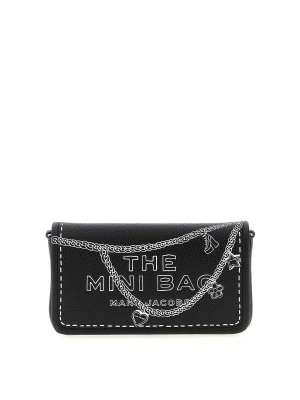 MARC JACOBS: cross body bags - The Trompe Loeil Leather Mini Crossbody Bag