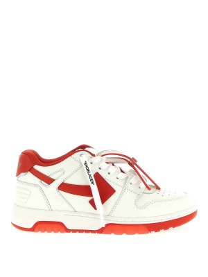 OFF-WHITE: Chaussures de sport - Baskets - Rouge