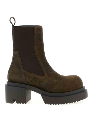 RICK OWENS: ankle boots - Beatle Bogun Ankle Boots