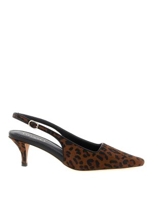 TWINSET: court shoes - Animal Print Slingbacks