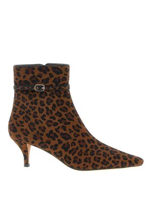TWINSET: ankle boots - Animal Print Ankle Boots