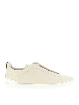 ZEGNA: Chaussures de sport - Baskets - Beige
