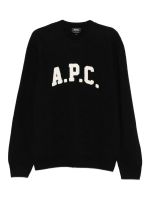 A.P.C.: boat necks - Covering sweater with logo