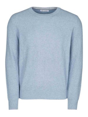 BRUNELLO CUCINELLI: boat necks - Coast crewing sweater