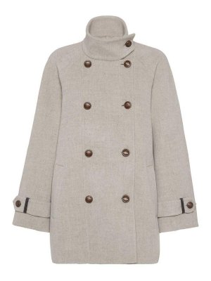 BRUNELLO CUCINELLI: Capes & Ponchos - Cape - Beige