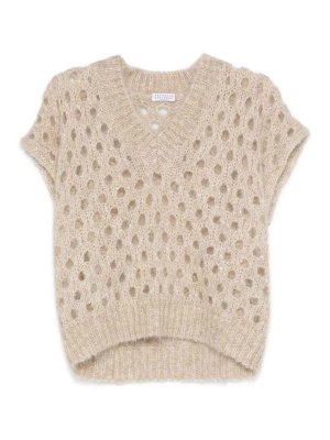 BRUNELLO CUCINELLI: waistcoats & gilets - WITH WITH V -neck