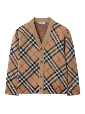 BURBERRY: cardigans - Painting cardigan