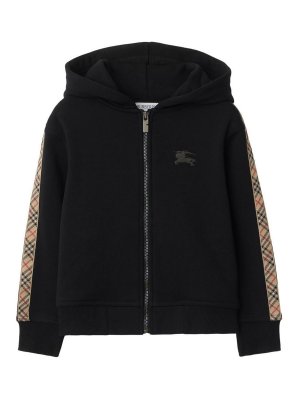 BURBERRY: Felpe e maglie - Felpa Con Cappuccio E Zip