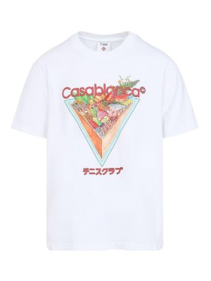 CASABLANCA: T-shirts - T-Shirt - Weiß