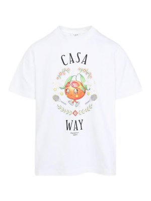 CASABLANCA: T-shirts - T-Shirt - Weiß