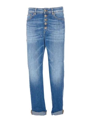 DONDUP: Jeans évasés - Jean Bootcut - Bleu