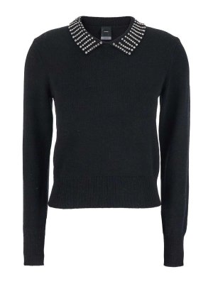 Pinko: boat necks - Sweater with decoration