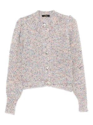 TWINSET: cardigans - Cardigan with balloon sleeves