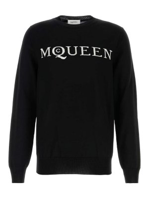 ALEXANDER MCQUEEN: boat necks - Sweater with inlay