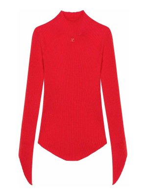 Courreges: boat necks - Coast sweater
