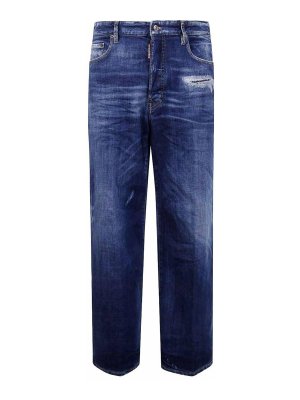 DSQUARED2: bootcut jeans - Jeans with experienced effect