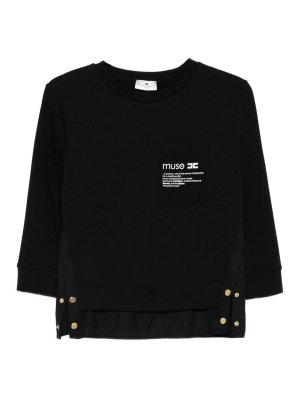 ELISABETTA FRANCHI: Camisetas - Camiseta - Negro