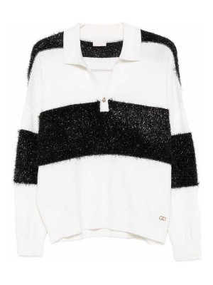 Liu Jo: boat necks - Sweater with lines