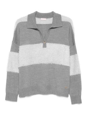 Liu Jo: ボートネック - ボートネック - グレー