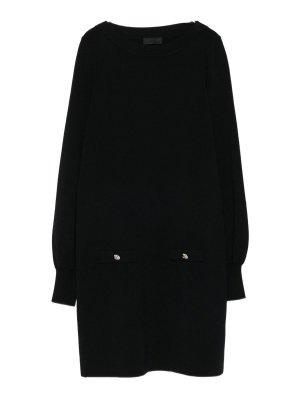 Liu Jo: ショートドレス - ショートドレス - 黒