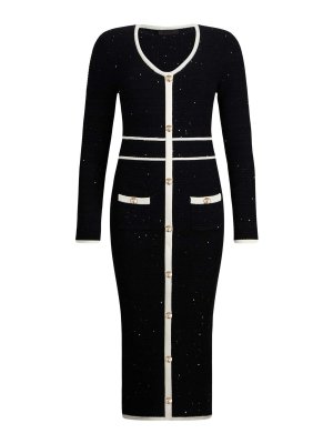 Liu Jo: abiti al ginocchio - Vestito Midi Con Paillettes