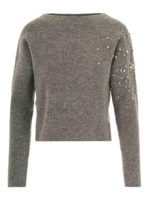 Liu Jo: boat necks - Coast sweater with decoration