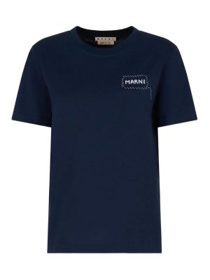 Marni: t-shirts - T-shirt with printing