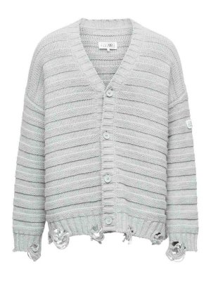 MM6 MAISON MARGIELA: cardigans - Coast cardigan with buttons