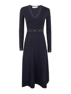 TWINSET: knee length dresses - V -neck dress