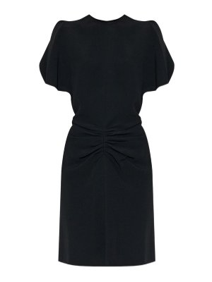 VICTORIA BECKHAM: Robe longueur genou - Robe Au Genou - Noir