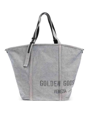 GOLDEN GOOSE: totes bags - Tote bag with printing