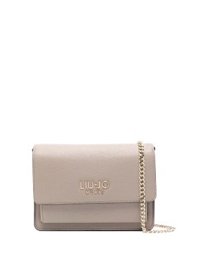 Liu Jo: shoulder bags - Shoulder bag with chain and logo plate